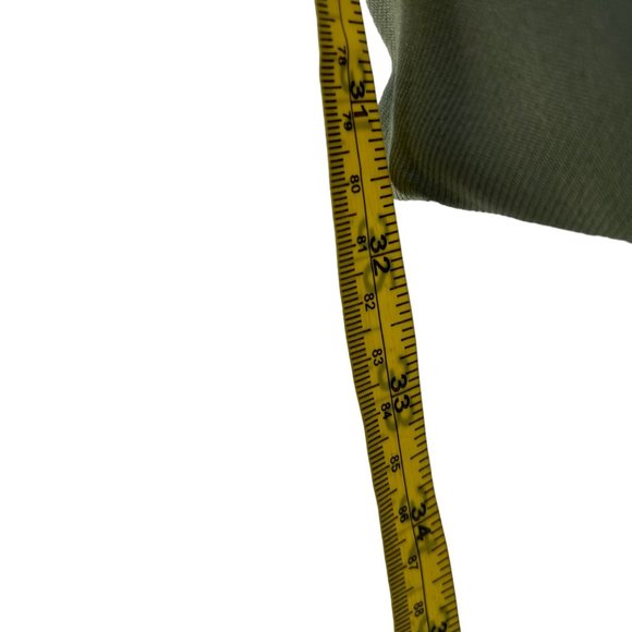 Vintage 70s Green High Rise Wide Leg Medium Tall - Picture 6 of 14